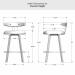Amisco's Asher Counter Height Dimensions
