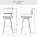 Amisco's Brixton Bar Height Dimensions