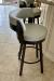 Amisco Russell Industrial Swivel Brown Bar Stool in Customers Kitchen