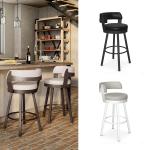 Buy Amisco's Russell Hammered Swivel Bar Stool - Free Shipping!