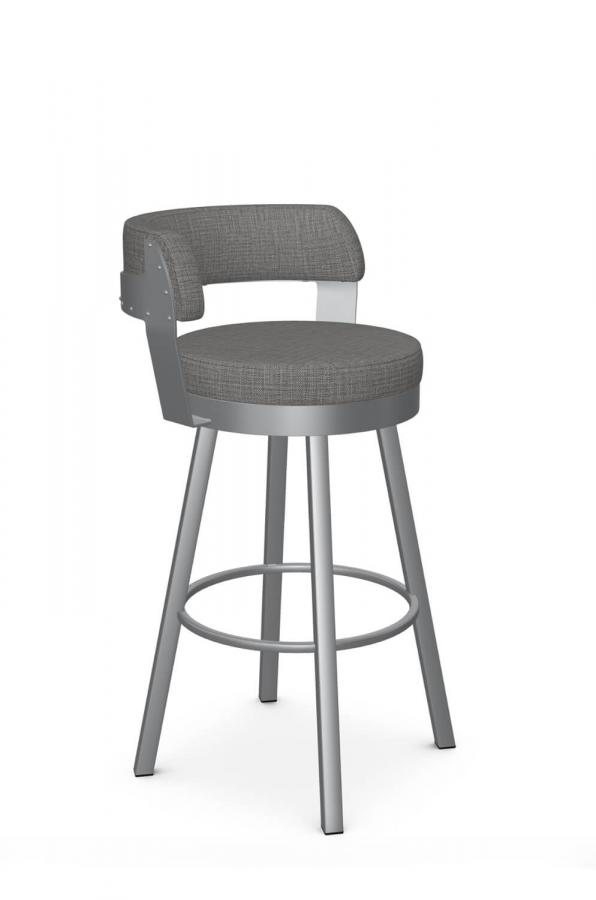 Buy Amisco's Russell Hammered Swivel Bar Stool - Free shipping!