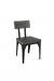 Amisco Architect Dining Chair with Wood Back