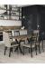 Amisco's Owen Brown Dining Chairs in Industrial Dining Room