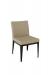 Amisco's Pablo Upholstered Dining Chair in Tan Fabric