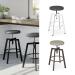 Amisco's Architect Modern Backless Adjustable Bar Stool in a Variety of Colors