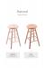 Holland's Saddle Dish Backless Wood Barstools with Smooth Legs: Comparison of Maple and Oak Natural