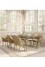 Amisco Weston Upholstered Dining Chair in Elegant Dining Room