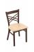 Holland's #620 Catalina Dining Chair in Bronze Metal Finish and Maple Natural Wood Seat Finish