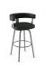 Amisco Garrett Swivel Stool with Low Back and Arms