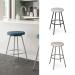 Amisco's Hans Customizable Swivel Bar Stool in a Variety of Colors
