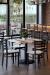 Holland's Jackie Black Dining Chairs in Restaurant